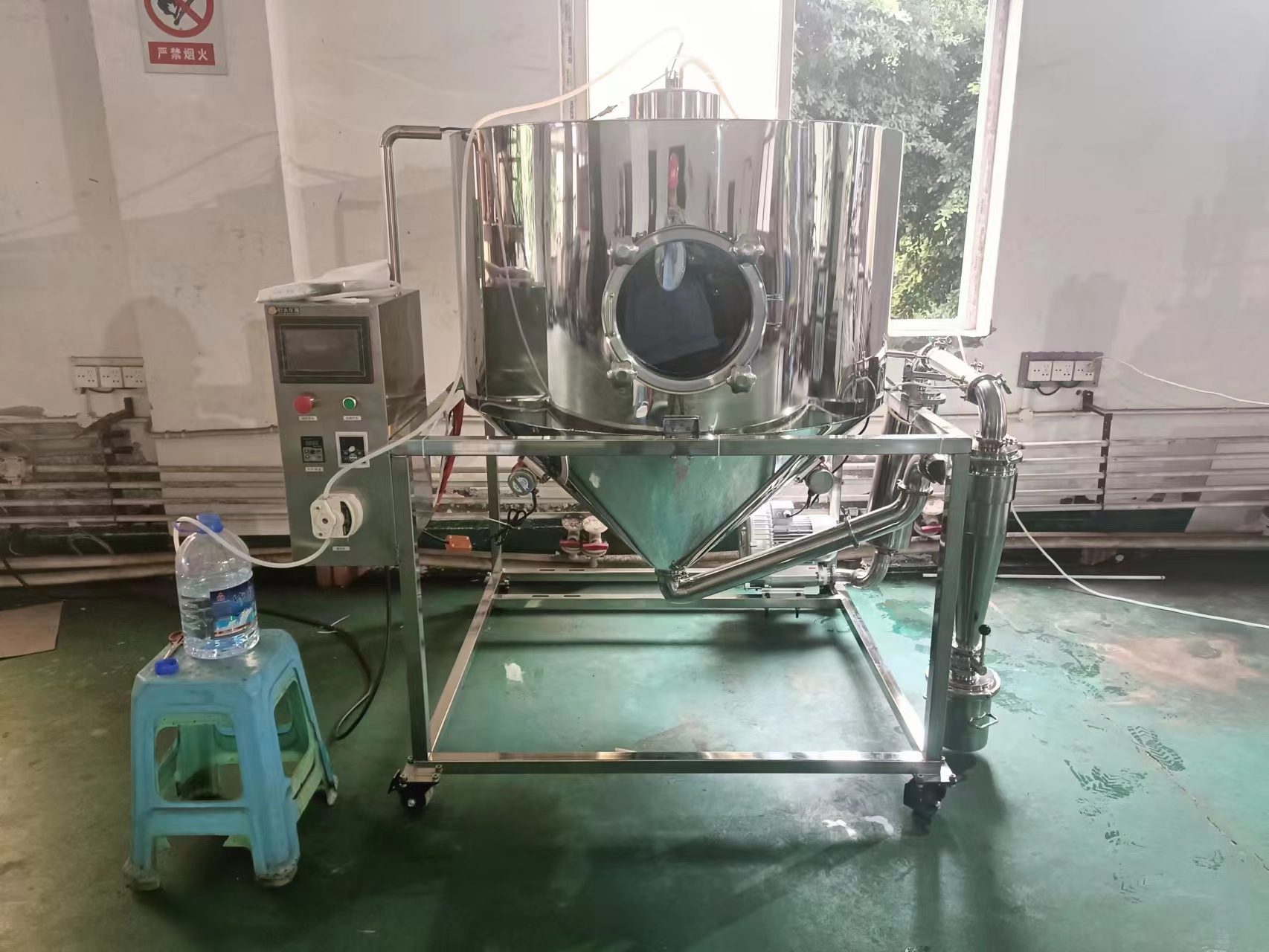 洗衣粉 颜料 精油化工科研生产实验室压力式玻璃材质喷雾干燥机