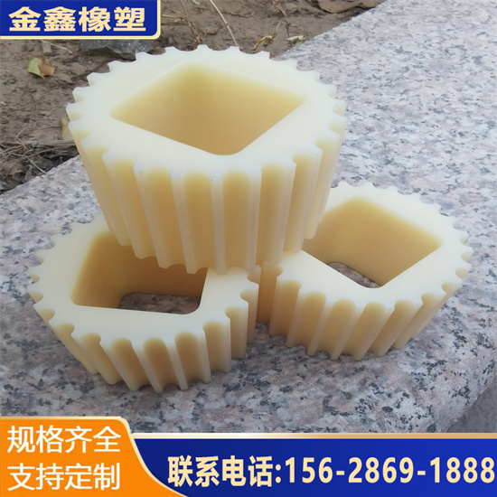 尼龙齿轮 起重滑轮 轴套滚轮加工 耐磨 机械强度高 非标定制 金鑫