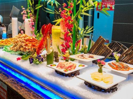 包黑炭海鲜牛排自助烤肉