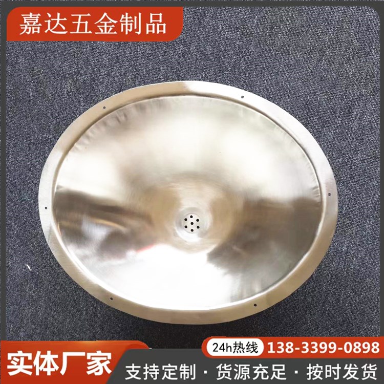 不锈钢洗手盆 内嵌式台下盆 单层圆盆 适用于公共卫生间