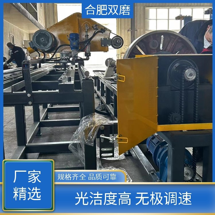 双磨 平台认证 小型无心圆管抛光机 库存充足 长期合作 干湿除尘