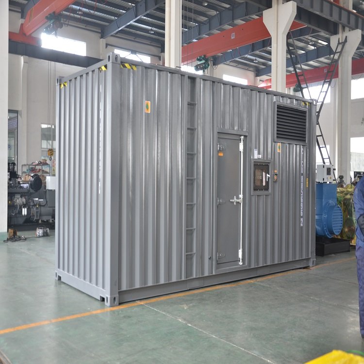 户外施工低噪音发电机1000kw集装箱柴油发电机组 KTA50-G3