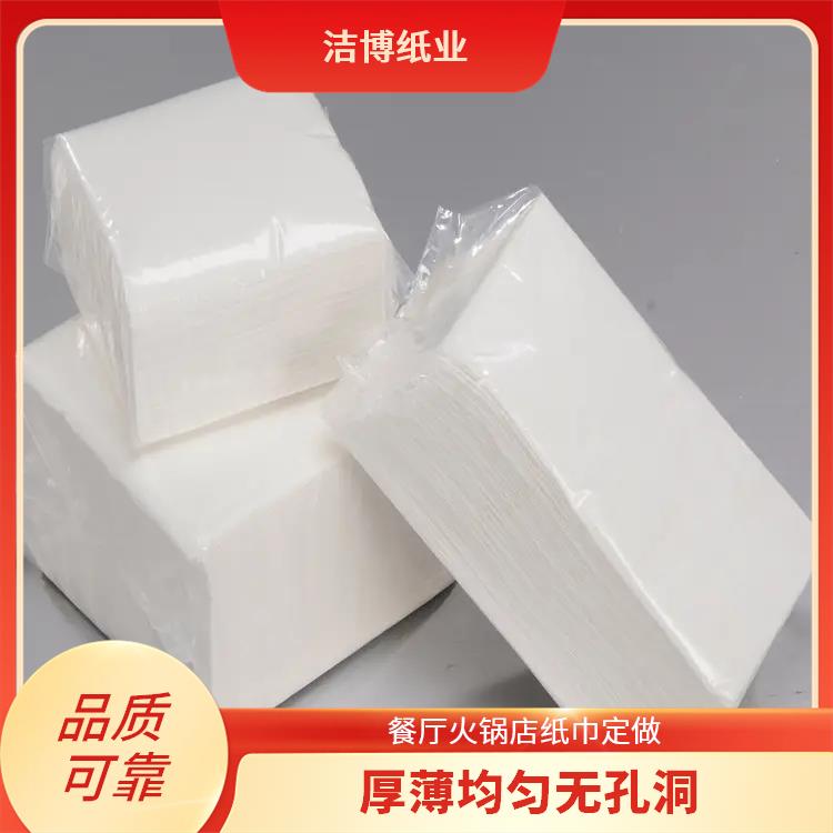 洁博纸业 悬挂式抽纸 厚薄均匀无孔洞 支持定制多种尺寸