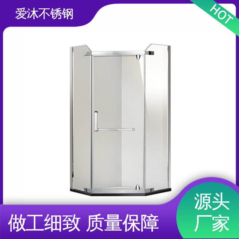 爱沐厂家 推拉玻璃门 淋浴房 卫生间浴屏 易安装性