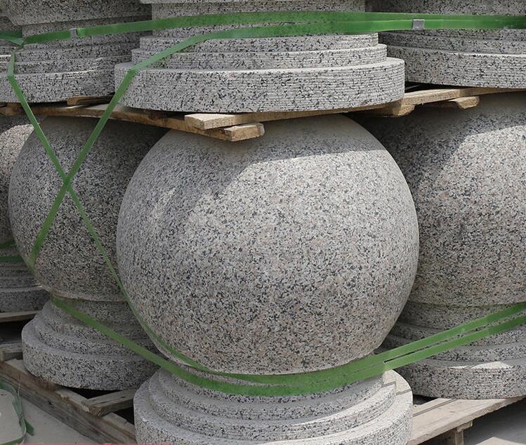 路障石球用皇室棕钻花岗岩花岗石外墙干挂石材 大理石板材
