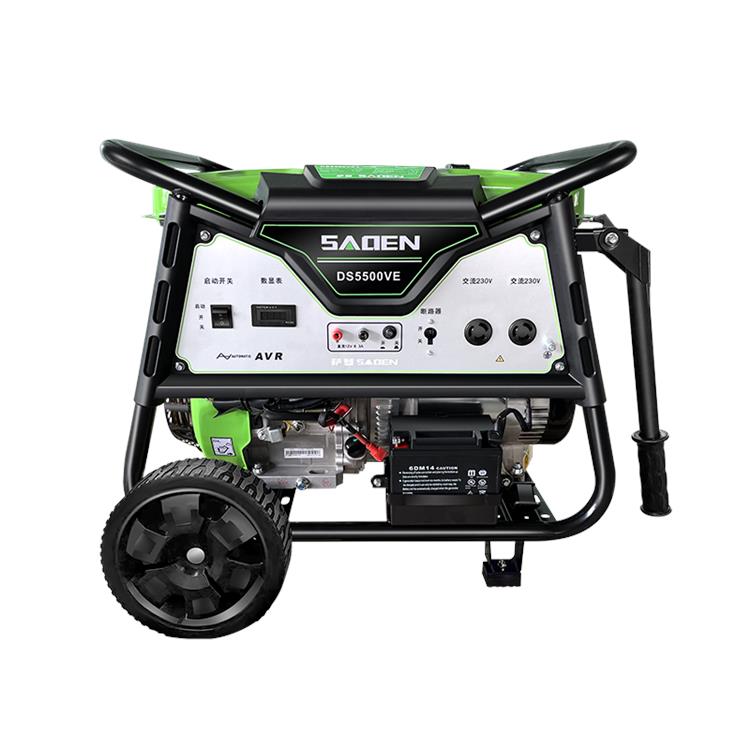 SADEN萨登8000w小型开架汽油发电机单相220v