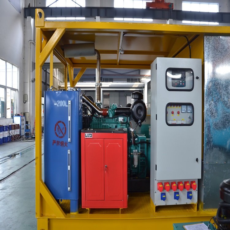 野外施工备用电源 110kw爬犁式柴油发电机组江豪专业制造