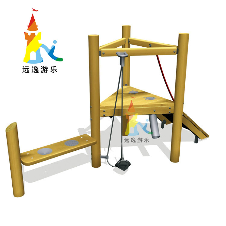 小区公园儿童游乐设备定制 木质娱乐设施 户外拓展设备