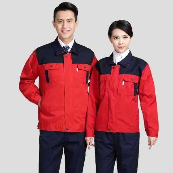 劳保工作服款式 工作服定制定做加印字 宁波工作服厂家