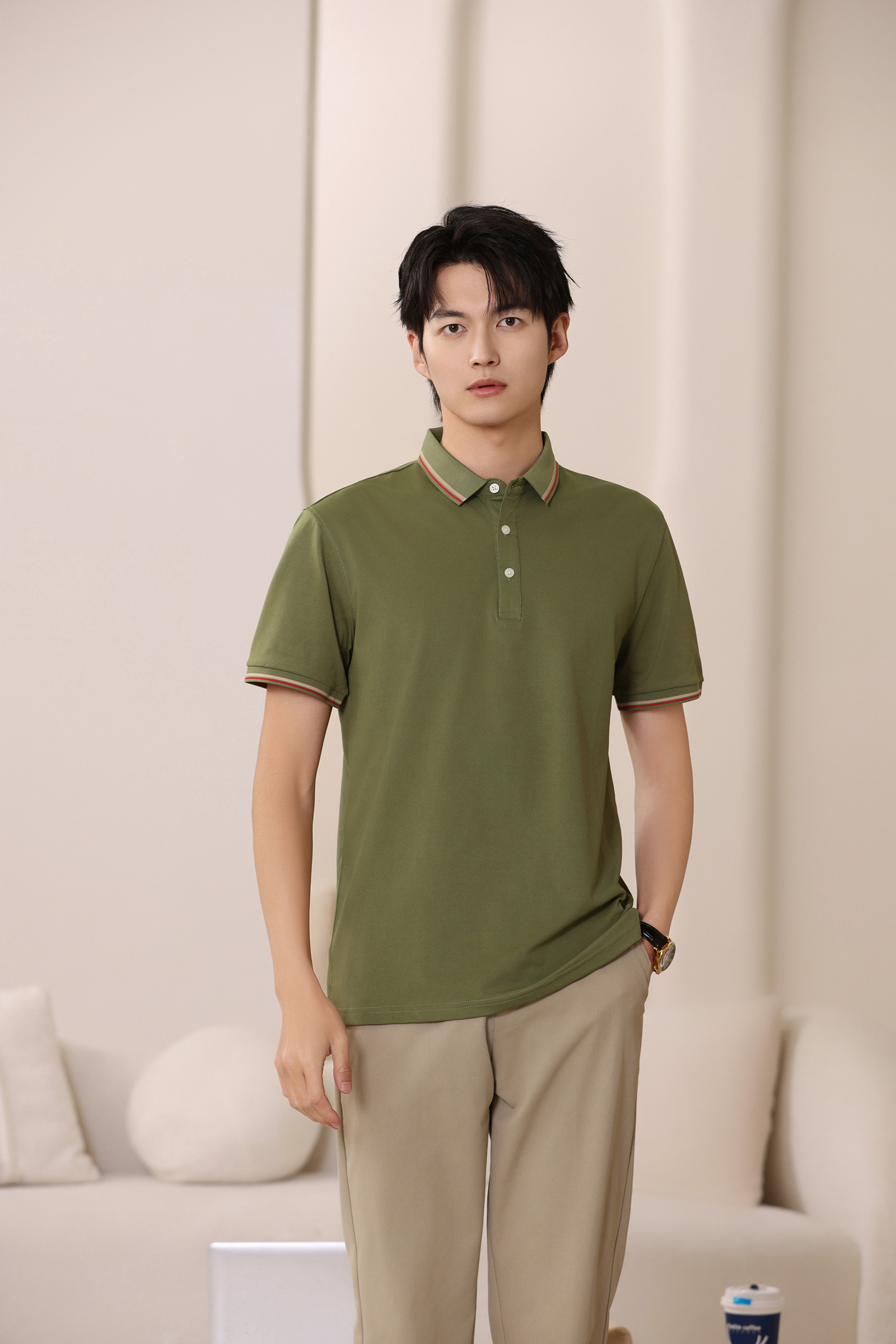 工作服订做厂家夏工衣T恤POLO款式优质面料亲肤舒适穿着方便