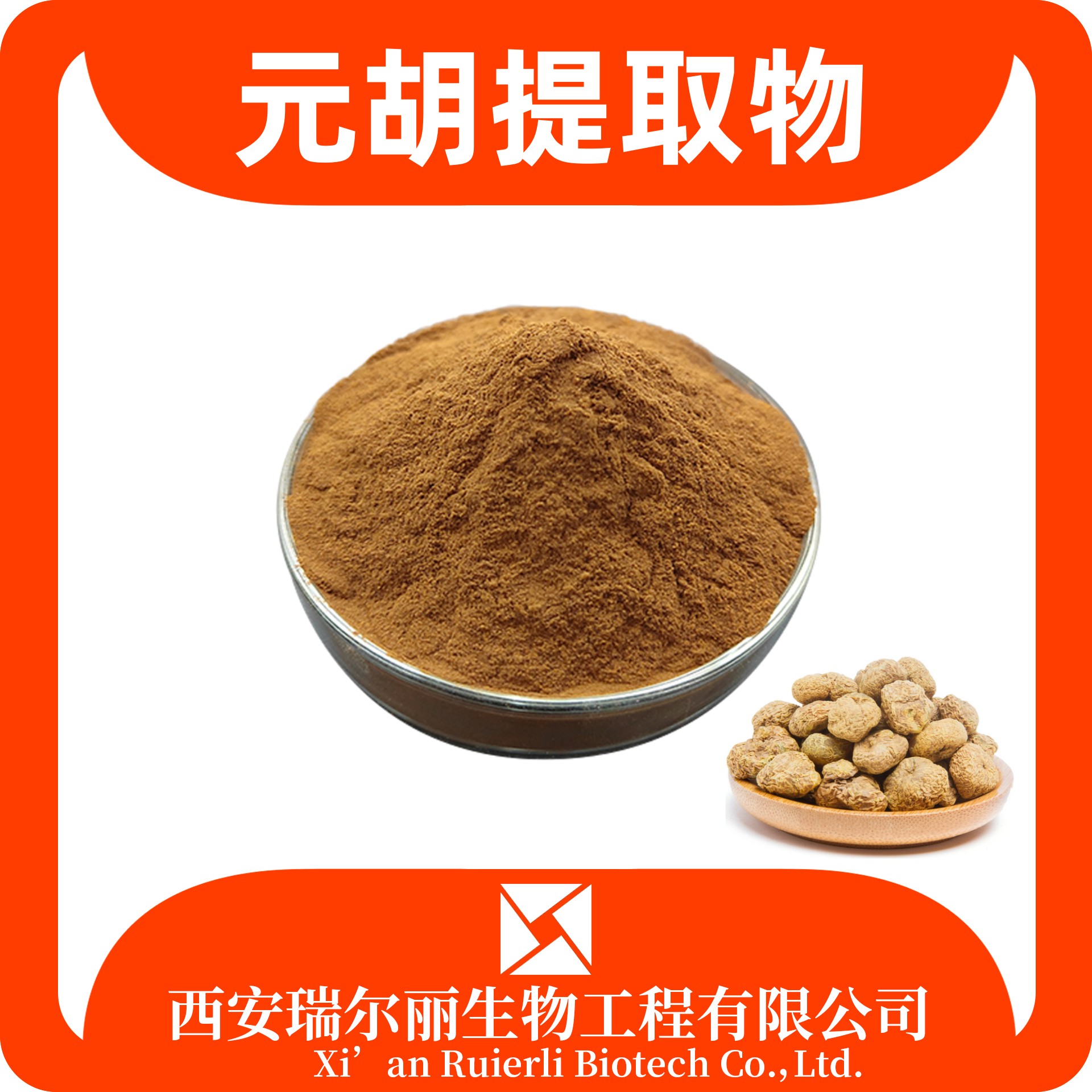 元胡提取物 元胡粉 速溶浓缩 SC证可定制 食品级原料 瑞尔丽生物
