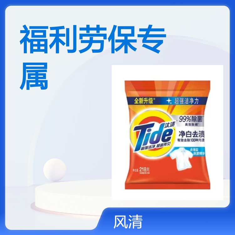 汰渍洗衣粉218g净白去渍实惠装小包装家用强效去渍居家出行便捷装