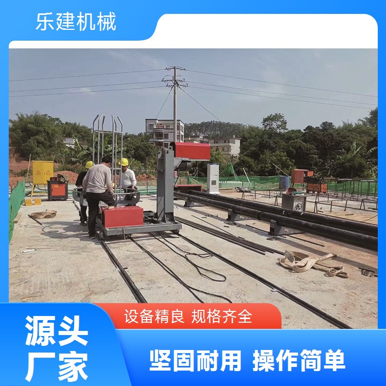 乐建 钢筋滚笼机 操作简单 便捷稳定 适用于桥梁建设