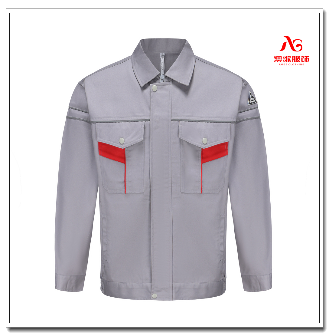Ag2185 防酸碱防静电工程服 自营工厂 工作服定制 带反光条可加logo