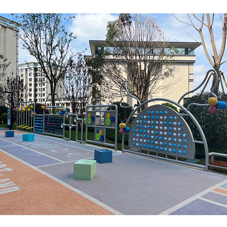 HPL194幼儿园学校益智游乐墙 地产小区亲子互动翻转墙 公园翻翻乐