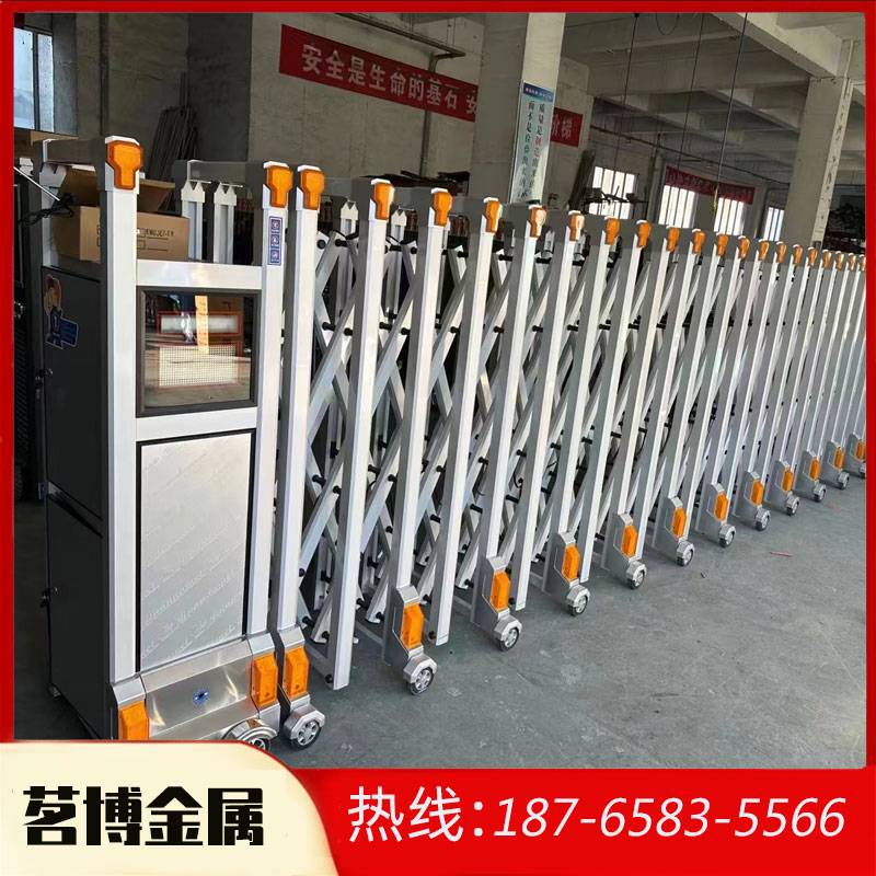 槐 荫304电动伸缩门 电 动折叠门 工厂小区 工地 学校 自动收缩推拉