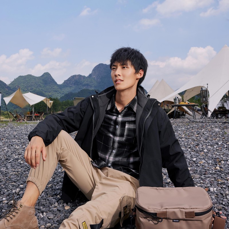 锦丹 中|山 定制三合一冲锋衣 宽松型丝绵面料 徒步旅行装 男女同款
