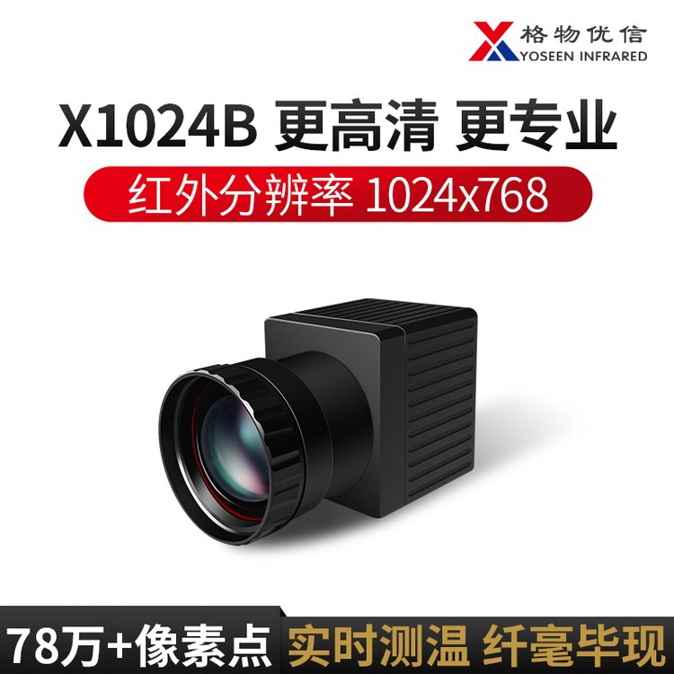 格物优信在线式红外热像仪1024B高分辨率科研高效实验室热成像