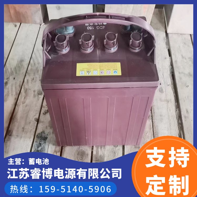 睿博供应 巡逻车 游览车 观光车蓄电池 4-DG-150 电动车蓄电池组