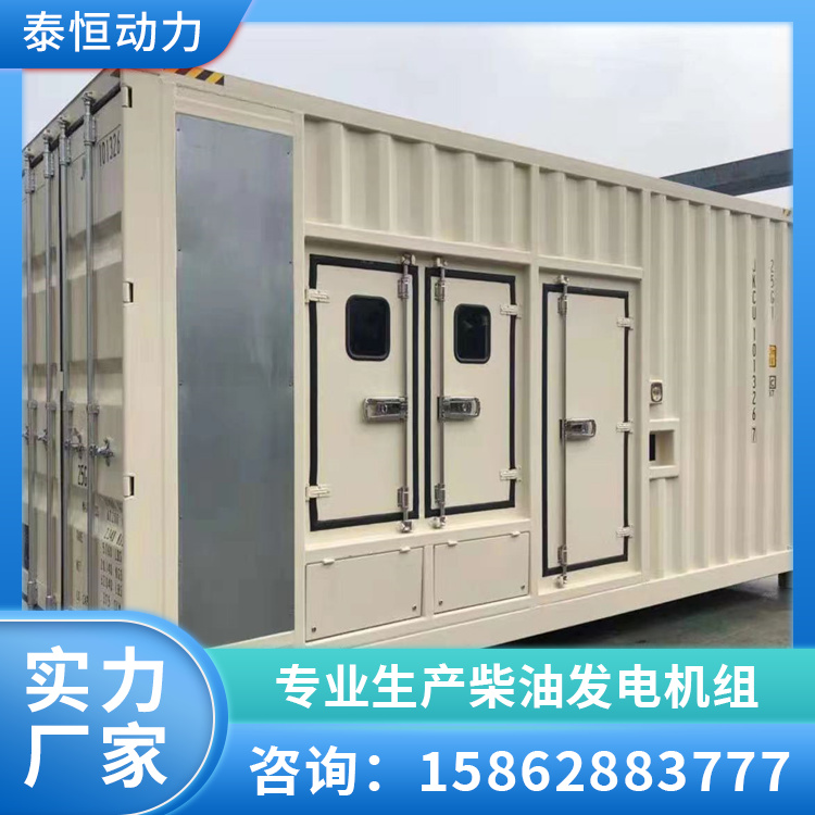 集装箱式发电机组 低噪静音箱 无惧恶劣环境 可定制
