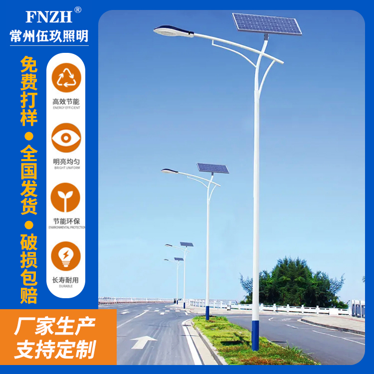 太阳能路灯 工程道路照明 8米户外灯 农村家用新款市政庭院灯