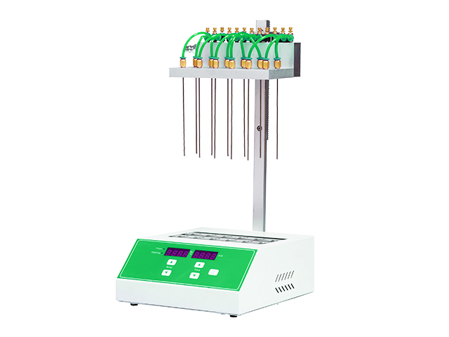 伍跃仪器 方形干式加热手动升降款氮气浓缩仪 WY-DCY12G