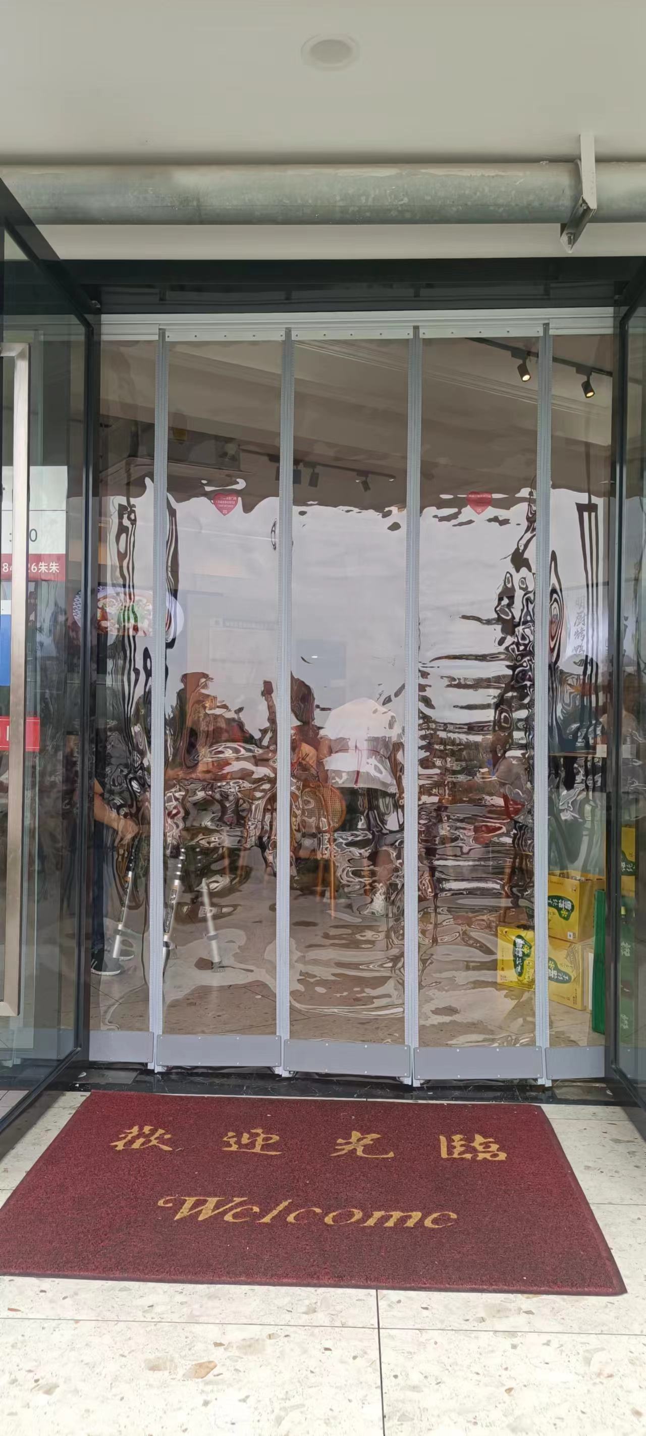 折叠磁吸门帘 防尘空调软门帘 生产厂家现货批发 品质保证 鑫盛佳达
