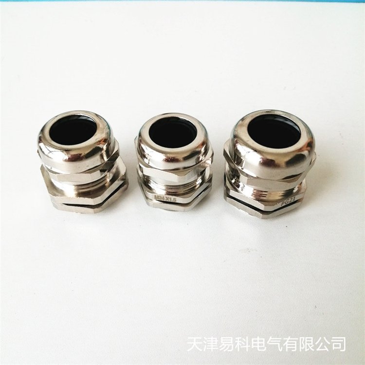 不锈钢/铜镀镍防水电缆接头M8-10-12 PG9-13.5 电缆密封格葛兰头