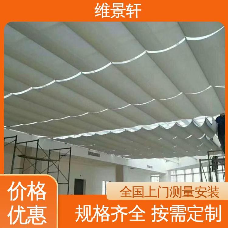 户外折叠天棚帘 十年质保 隔热降温 阳光棚遮阳帘 维景轩