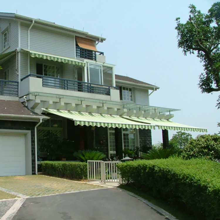 定制加工遮阳棚户外遮阳伸缩棚别墅遮阳棚全盒式遮阳棚