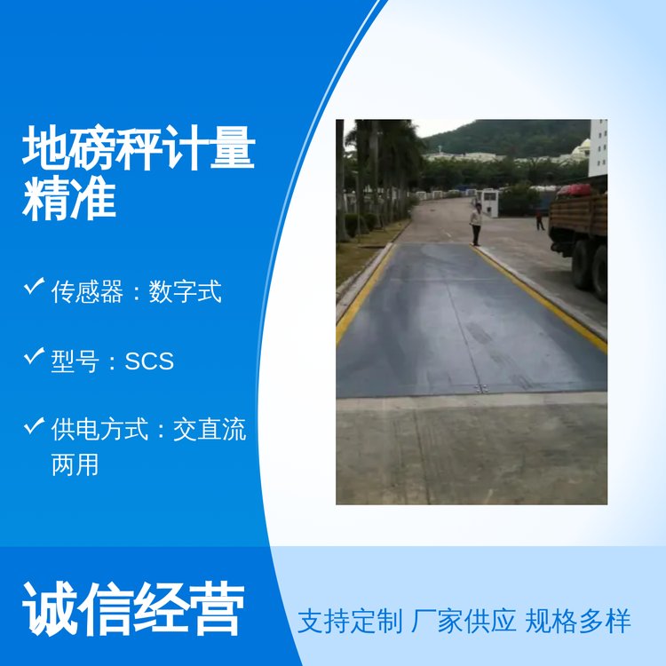 衡之杰地磅秤计量精准SCS型 数字传感器电子式分度值10KG