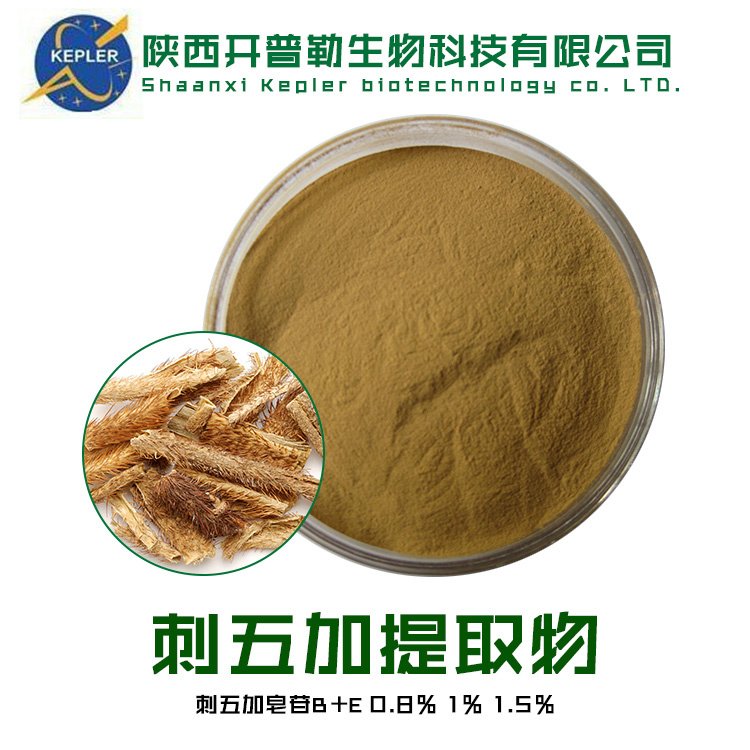 刺五加提取物 皂甙苷B+E 0.8% 商检 kosher halal认证工厂