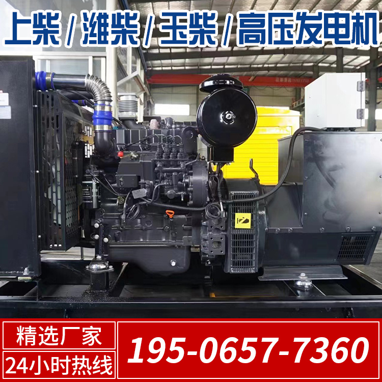 100kw上柴发电机组厂家 工作效率高 环境适应性强 润世电源定制