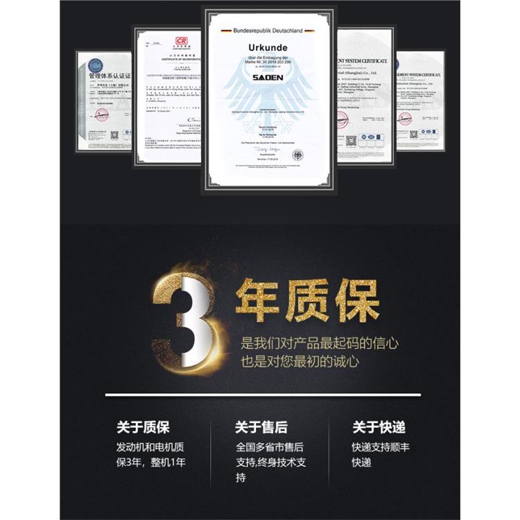 萨登3千瓦数码变频发电机 电启动220V小型静音款
