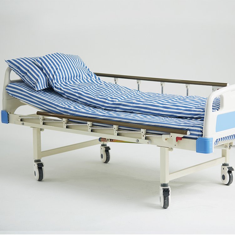 美斯尼医院病床三件套 纯棉蓝白条纹诊所养老院床品定制尺寸