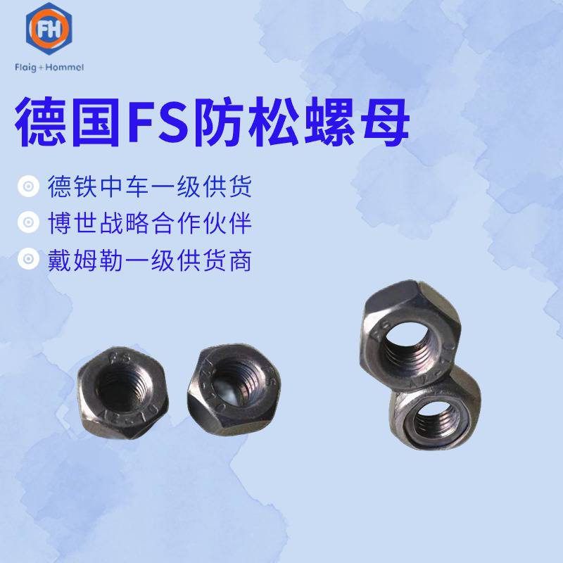 德国FS防松螺母福莱格霍莫尔FH铁塔风电汽车全金属高端紧固件