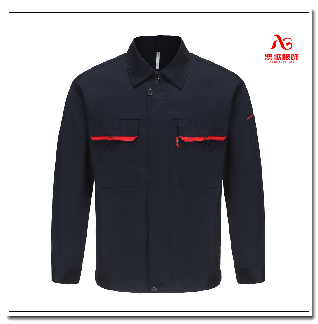 AG1595 纯棉防静电款 工人服装 公司企业工厂定制工作服 可加logo