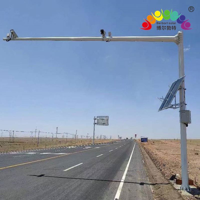 博尔勃特高速公路太阳能监控供电系统 无电地区风光互补发电系统