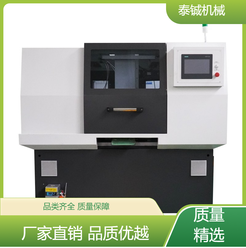 泰铖机械金属单头液压倒角机实心棒圆管铝管伺服倒 角坡口机