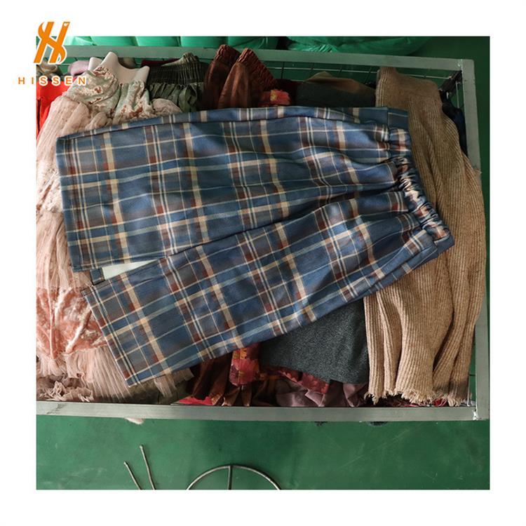 二手衣服 外贸出口东南亚高腰半身短裙优质百搭短裙used dresses