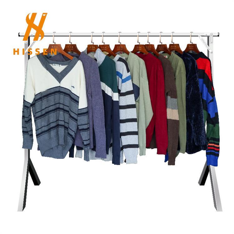 used clothes men’s sweater二手衣服男装秋冬毛衣出口马来西亚