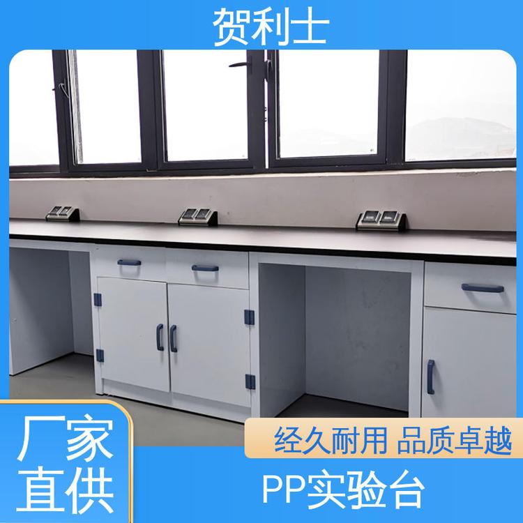 贺利士 耐酸碱pp实验边台 PP化学实验台 支持按需定制 适用有机实验室