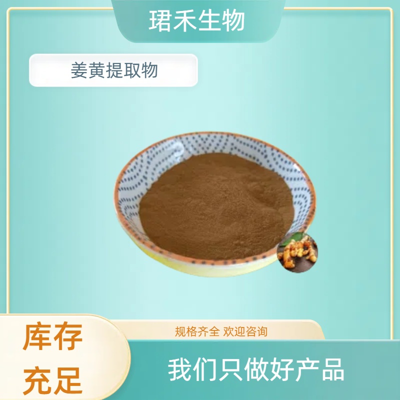 姜黄提取物 10:1 比例提取 溶解性好 食品级产品 厂家直供