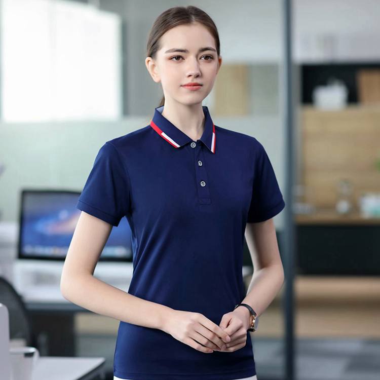 翻领polo衫 班服t恤定制印字 活动推广 增加品牌的曝光度