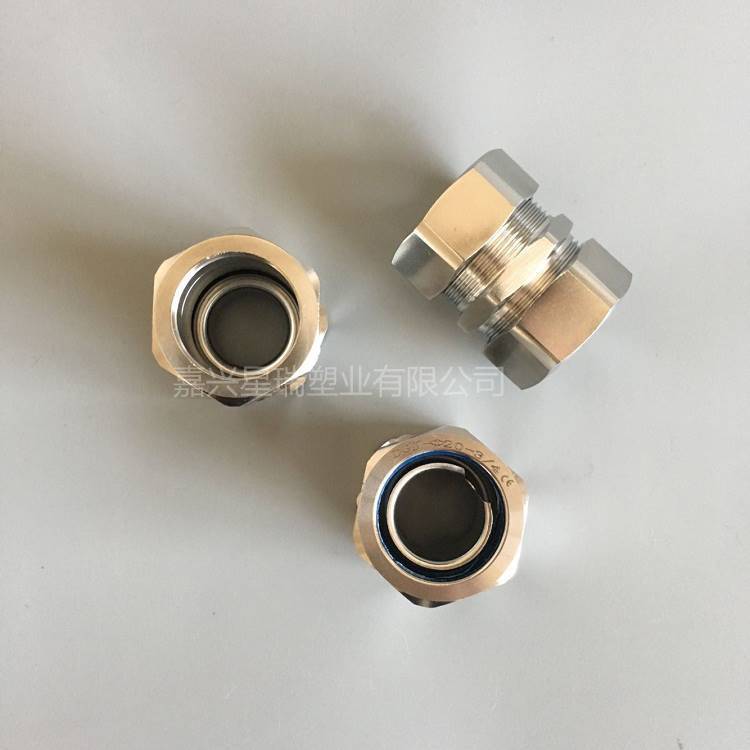 金属软管不锈钢卡簧自固式接头