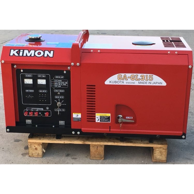 日本久保田静音发电机组GA-GL315 发电机单三相12KW