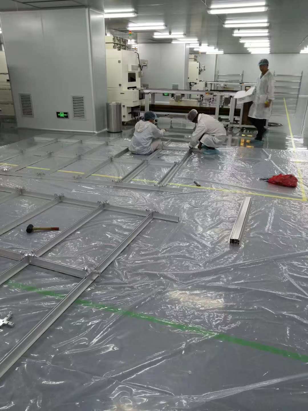 无尘洁净棚贴膜液晶屏无尘车间百级净化棚光学实验 室净化工程
