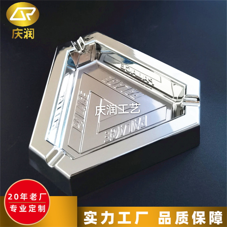 不锈钢带盖旋转多用 防风密封烟灰缸 加固耐用抗摔