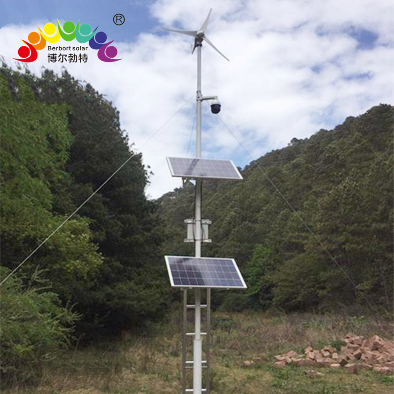博尔勃特景区太阳能监控供电系统 无电地区风光互补光伏发电系统
