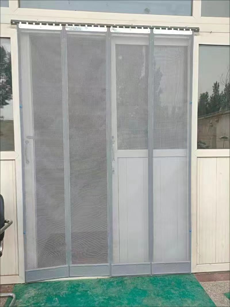 夏季磁吸纱门帘 磁性自吸网纱帘 透气隔热纱 通风防蚊虫